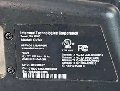 Intermec CV60 Vehicle Mount Computer (BIN211)