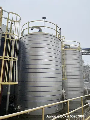 Used Approx. 13,000 Gallon Pittsburgh Tank Corporation Carbon Steel Vertical Mix Tank