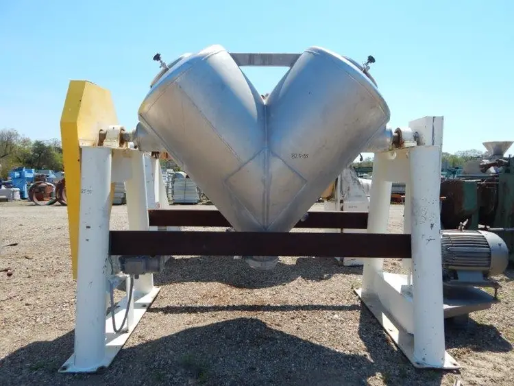 Used PATTERSON-KELLEY TWIN SHELL DRY BLENER Dough Mixers New Jersey US | Perry Equipment #119740