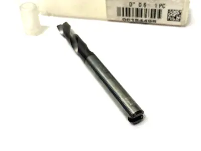 USED INGERSOLL SOLID CARBIDE DRILL 30° AXIAL RAKE DH0600020T7R01 IN2005