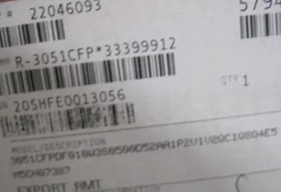 NEW Rosemount 3051 CFP DF010W3S0500D52AA1P2V1V2QC1Q8Q4E5M5CNG7387
