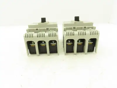 Fuji BW50RAGU3P015 3-Pole Auto Circuit Breaker 15A 500V 3Ph Molded Case Lot of 2