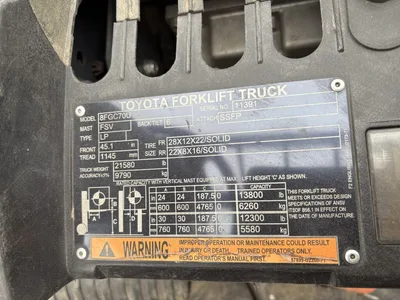 Used 2019 TOYOTA 8FGC70U Liquid Propane Forklifts Texas US | 4K Lift Co #1503971
