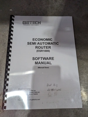 USED 2016 GETECH ESR1000