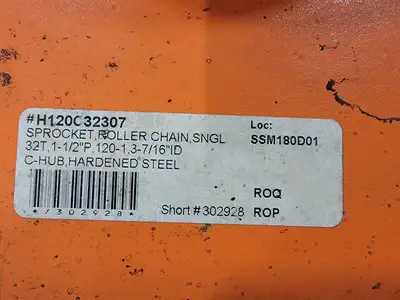 Roller Chain Sprocket H120C32307