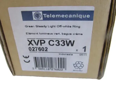NEW TELEMECANIQUE XVP-C33W GREEN STEADY LIGHT XVPC33W