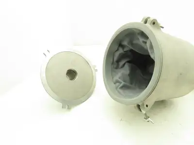Gast AV461 Intake Vacuum Air Bag Filter Aluminum Housing Pot Style 1-1/4"NPT