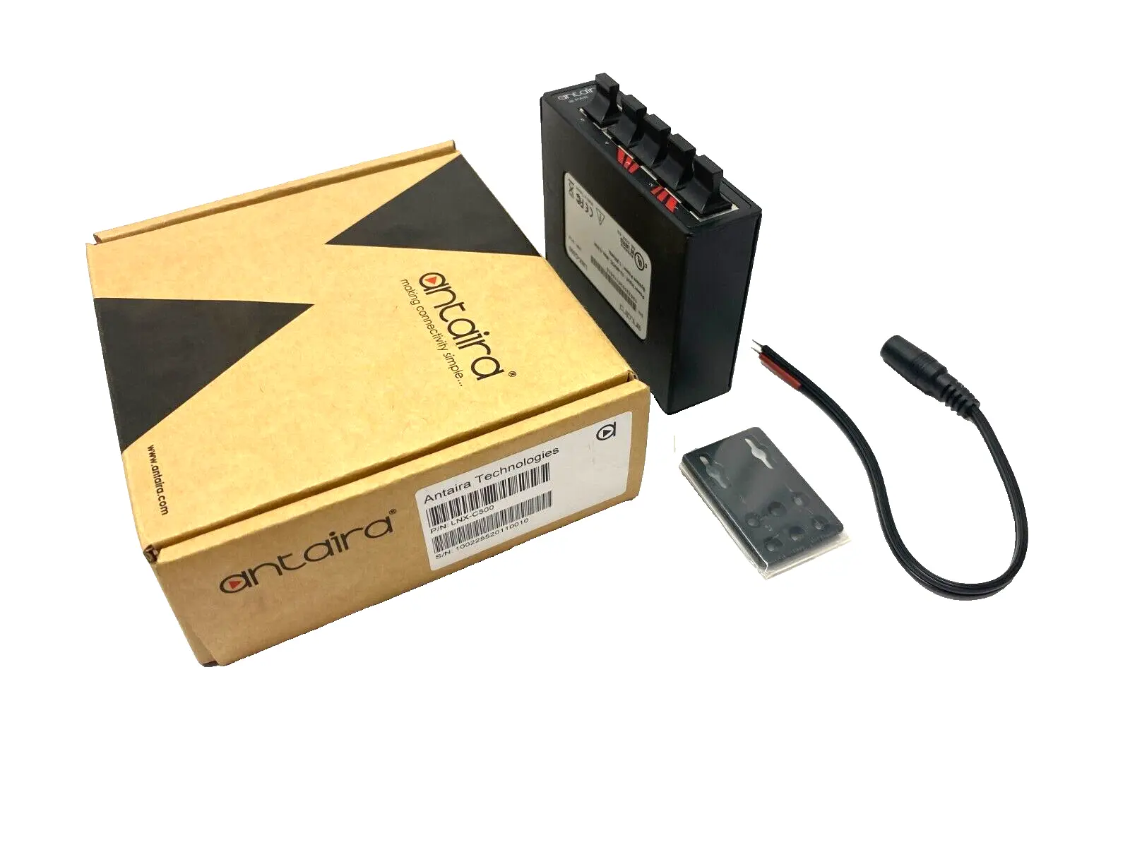 New | in-Stock Antaira Compact Industrial Unmanaged Ethernet Switch 5-Port 12-48VDC Network Switches Michigan US | Maverick Industrial Sales #1392451