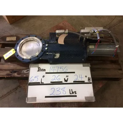 Used 10" Fabri Stainless Steel Knife Gate valve