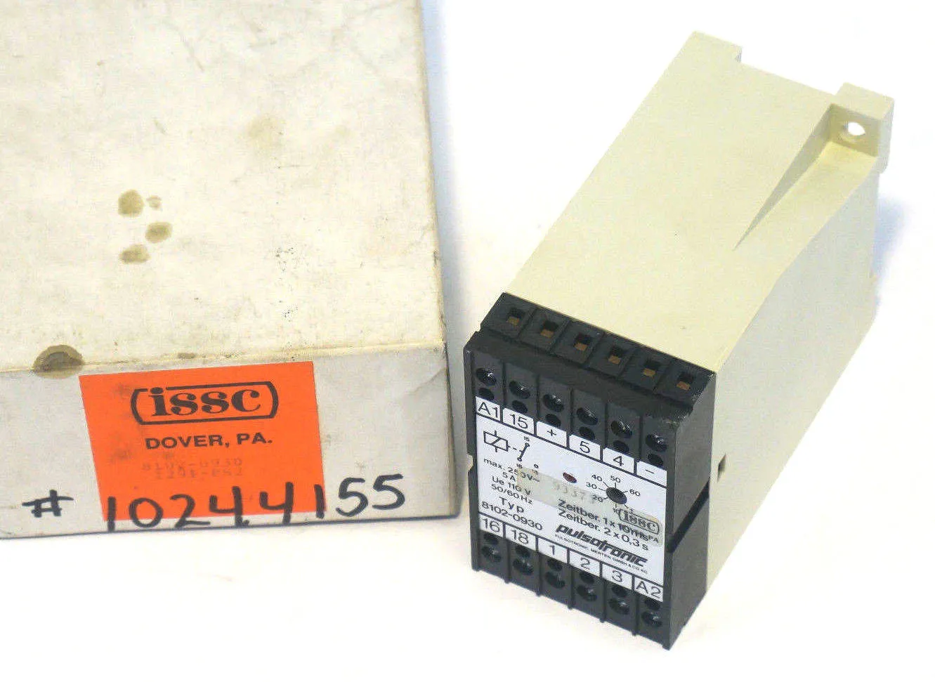 NEW ISSC/PULSOTRONIC 8102-0930 SWITCH MODULE 81020930
