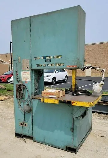 Used 1950 GROB 6V-36 Vertical Band Saws Wisconsin US | Lemke Machinery Sales #523534