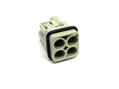 New | in-Stock HARTING Male Crimp Insert, 3-Contact, Size 3A, 40A 400V Contact Blocks Michigan US | Maverick Industrial Sales #1462756