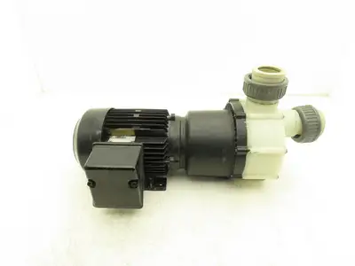 Siebec 2-1/4" Plastic Centrifugal Chemical Pump 2-Speed 1700/3440 RPM 400V 3PH