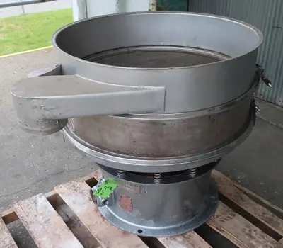 SPC8653  Screener and Sifter 30" Sweco circular shaker screener, 1 deck, Stainless Steel