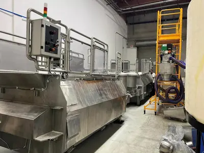Mixer, Ribbon, 1100 Gallon, Dual Shaft, Stainless Steel, Jacketed, 15 HP, 7500 lb, #5991750