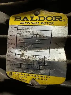 USED BALDOR SQUIRREL CAGE
