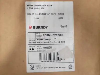 NEW BURNDY BDBMHC262/02