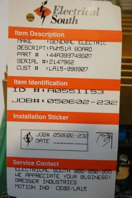 REPAIRED GENERAL ELECTRIC 44A399749-G07 PWM51A BOARD 44A399749G07