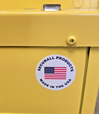 SECUREALL Flammable Liquids Safety Storage Cabinet OSHA Approved 17 x 17 x 22
