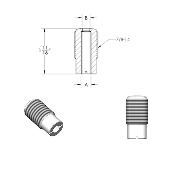 No. 8 Type O Round Die