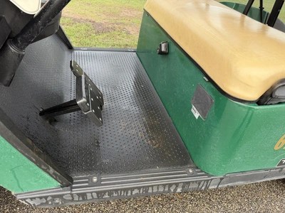 (1) 2019 E-Z-Go EFI golf cart with a Kawasaki gas engine, model 657061G01, includes canopy, fold-dow...