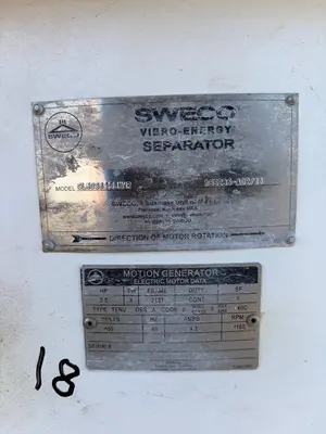 USED SWECO CL60S8