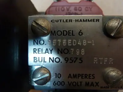 USED CUTLER HAMMER 9575ED48-1