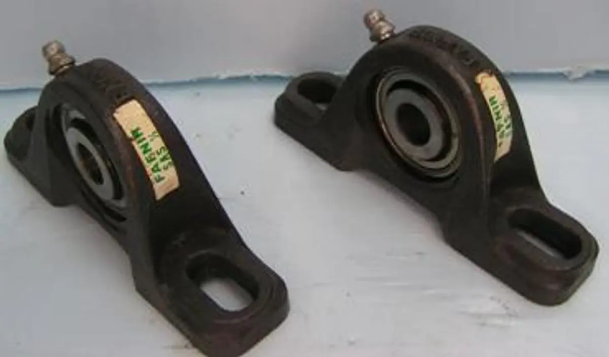 QTY. 2. FAFNIR SAS PILLOW BEARING BLOCK WITH &frac...