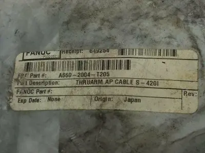 Fanuc A660-2004-T205 THRUARM AP Cable S-4201