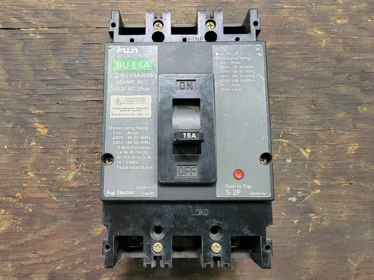 Used FUJI ELECTRIC BU-ESA2015 Switchgears British Columbia CA | Lenmark #243419