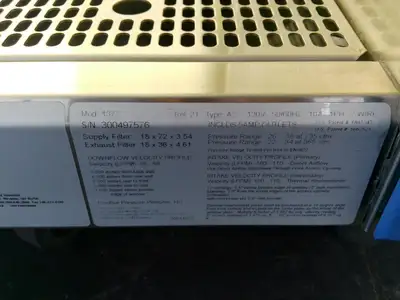 Used _UNKNOWN_ _UNKNOWN_ Biosafety Cabinets California US | R&D Laboratory Equipment #1304785