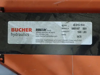 Used BUCHER HYDRAULICS 4ED1D10H Material Handling (misc) Ohio US | HGR 24 #926530