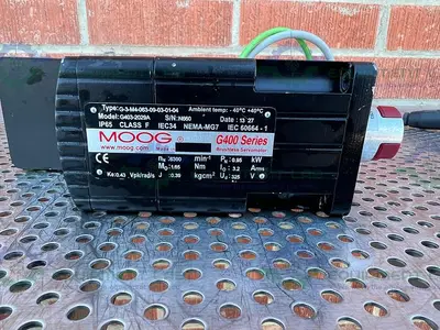 USED MOOG G403-2029A  G400 SERIES BRUSHLESS SERVO MOTOR