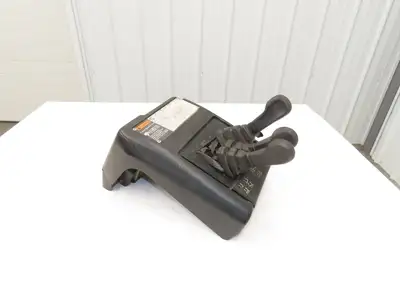Hyster E30XM Forklift Sideshift 3 Lever Controls And Model Label