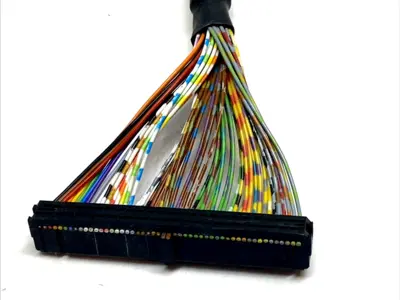 USED PHOENIX CONTACT FLK 50/EZ-DR CABLE 0.5M 2X 50-PIN IDC FEMALE