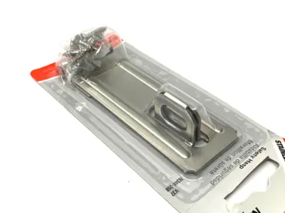 NEW NATIONAL HARDWARE STAINLESS STEEL SAFETY HASP 4-1/2"