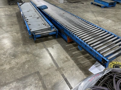 Roach 165223 Roller Conveyer set, Width: 24", Length: 37', w/ mo