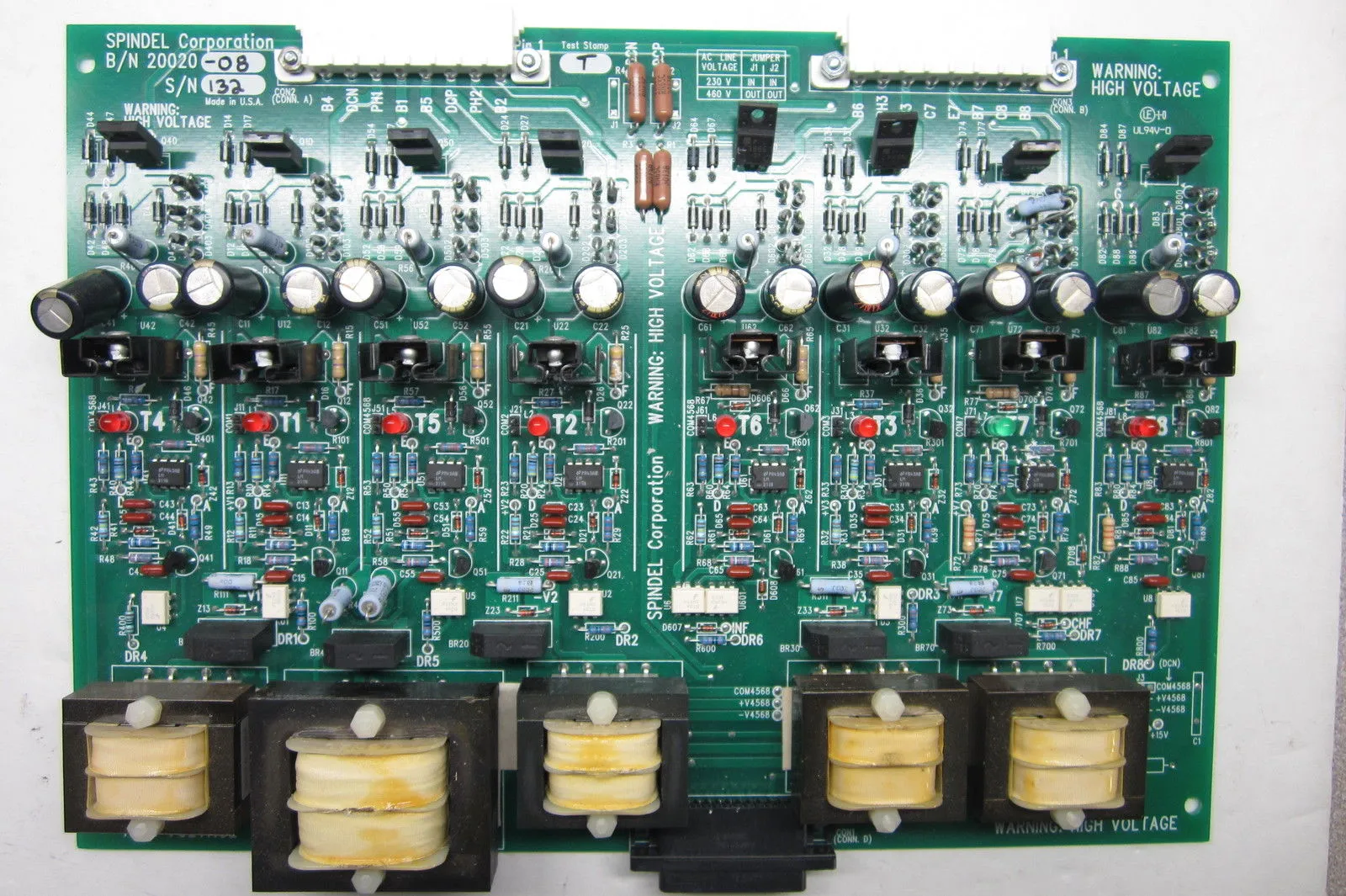 NEW SPINDEL CORPORATION B/N 20020-08 PC BOARD 2002008