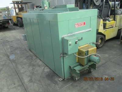 36" width x 36" D x 96" H Wisconsin #BATCH-3-3-8E/RM, 500°F, rotary batch
