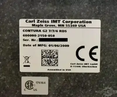 USED 2009 ZEISS CONTURA G2 7/7/6 RDS