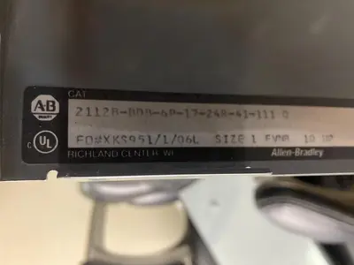 USED ALLEN-BRADLEY 2112B-BDB-6P-17-24R-41-111 Q