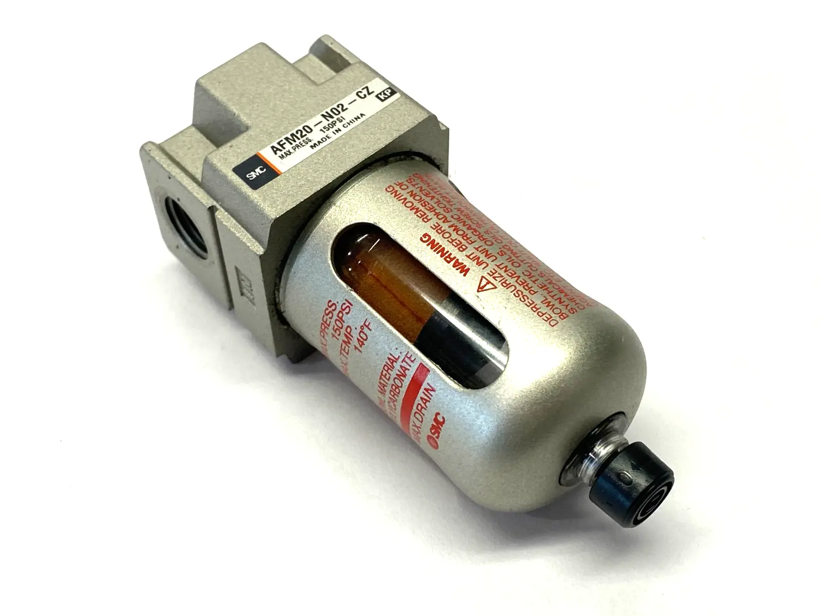 Used SMC Pneumatic Mist Separator 1/4" Ports 150PSI Mist Collectors Michigan US | Maverick Industrial Sales #1496065