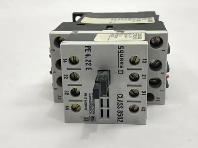 Used Square D Contactor 32A 660V w/ P4.22 Auxiliary Contact 12A 660V PLC Contactors Michigan US | Maverick Industrial Sales #1402112
