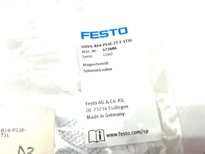 NEW FESTO SOLENOID VALVE  5/3, EXHAUSTED