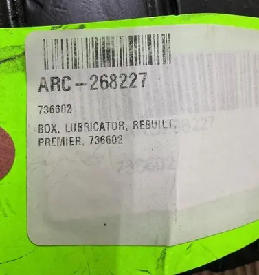 Rebuilt Premier Lubricator Box PN 736602