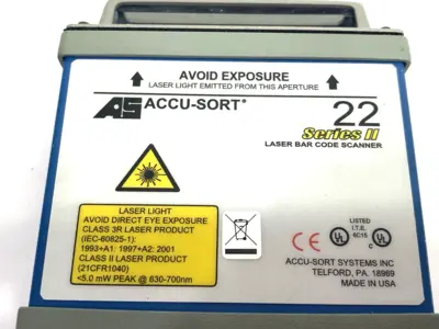 Used ACCU-SORT Systems Series II Electronic Barcode Line Scanner Barcode Scanners Michigan US | Maverick Industrial Sales #1398252