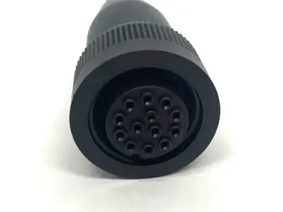 New | in-Stock BINDER Straight Female Cable Connector 12+PE Contacts, Circular Electrical Fittings Michigan US | Maverick Industrial Sales #1390676