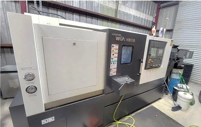 Used 2018 HYUNDAI WIA HD2200 CNC Lathes Texas US | ABL Technology LLC #390641