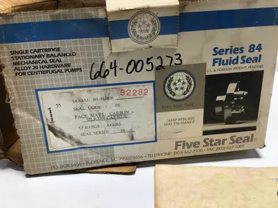 Five Star Seal 664-005273 Series 84 Fluid Seal 1″ Shaft Dia. Seal Code 08