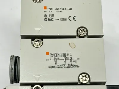VP544-5DZ1-03N-M-X555 | SMC  Pneumatic Solenoid Valve Manifold Soft Start 3/8" NPT - For parts or not working